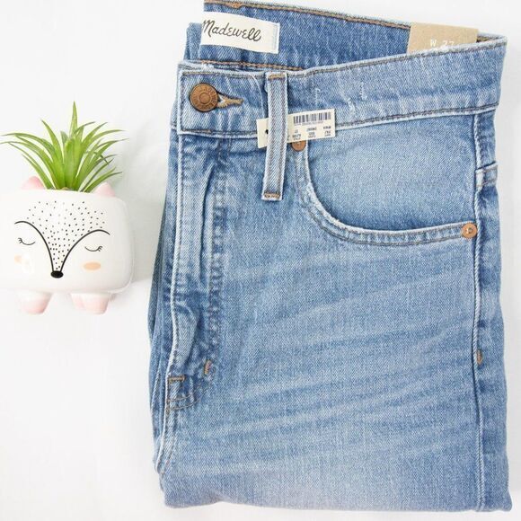 NEW Madewell Classic Straight Jeans in Meadowland Wash,27‎ - Picture 16 of 16